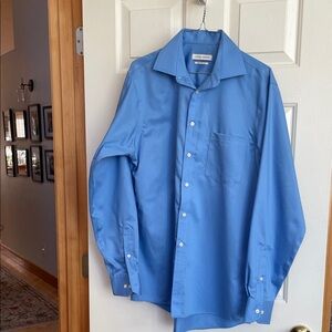 Joseph Abboud Men's Sky Blue Dress Shirt Sz 15 34/35